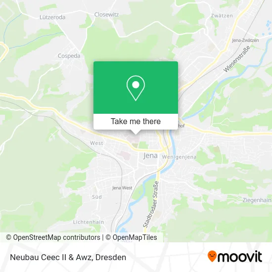 Карта Neubau Ceec II & Awz