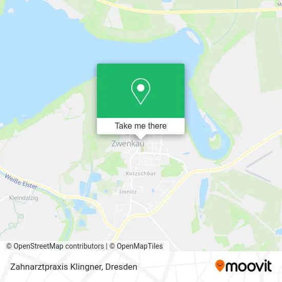 Карта Zahnarztpraxis Klingner