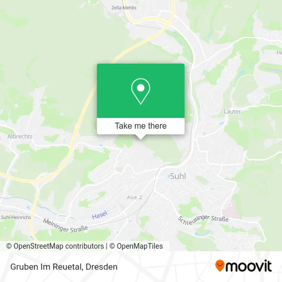 Карта Gruben Im Reuetal