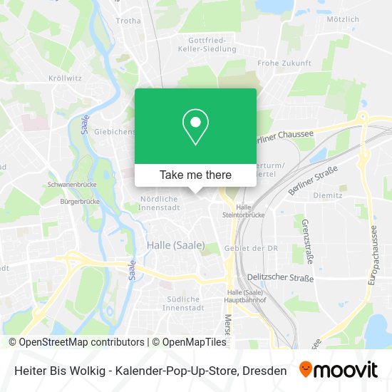 Карта Heiter Bis Wolkig - Kalender-Pop-Up-Store