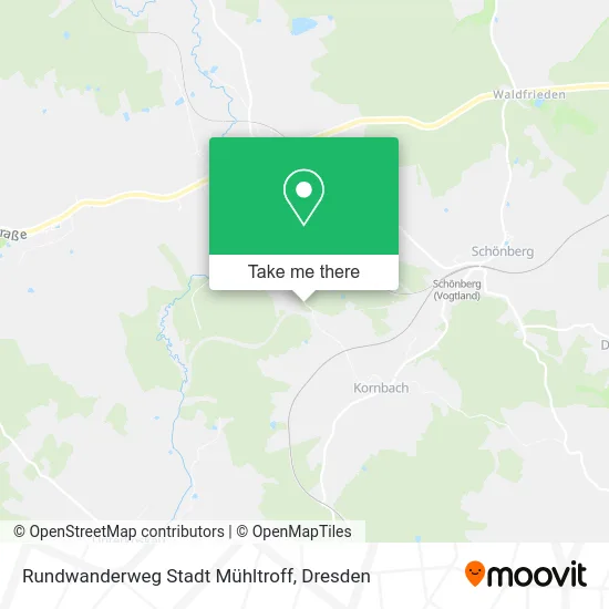 Карта Rundwanderweg Stadt Mühltroff