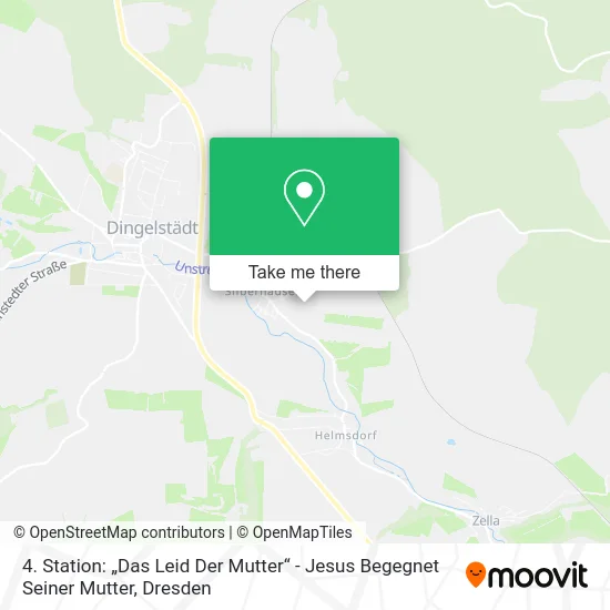 Карта 4. Station: „Das Leid Der Mutter“ - Jesus Begegnet Seiner Mutter