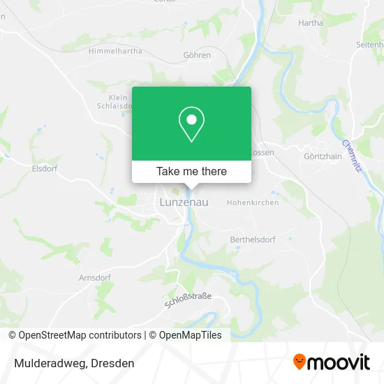 Карта Mulderadweg