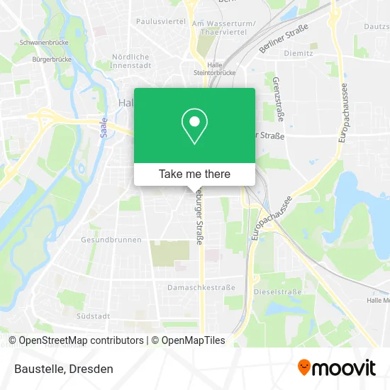 Карта Baustelle