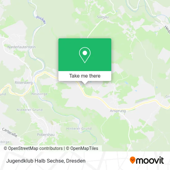 Карта Jugendklub Halb Sechse