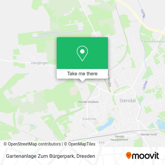 Карта Gartenanlage Zum Bürgerpark