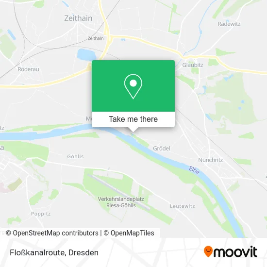 Карта Floßkanalroute