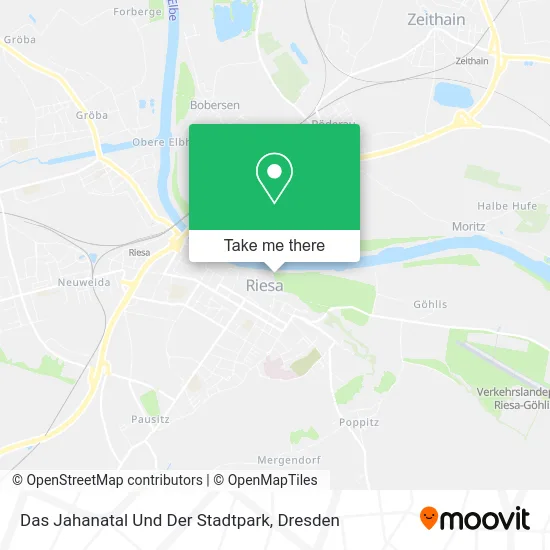 Карта Das Jahanatal Und Der Stadtpark