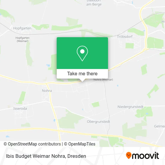 Карта Ibis Budget Weimar Nohra