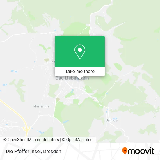 Карта Die Pfeffer Insel