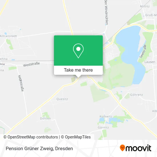 Карта Pension Grüner Zweig