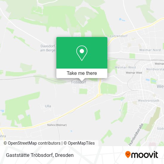 Карта Gaststätte Tröbsdorf