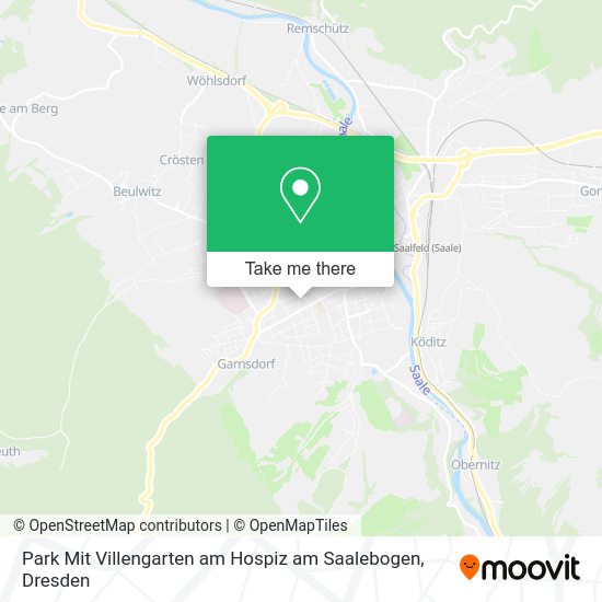 Карта Park Mit Villengarten am Hospiz am Saalebogen