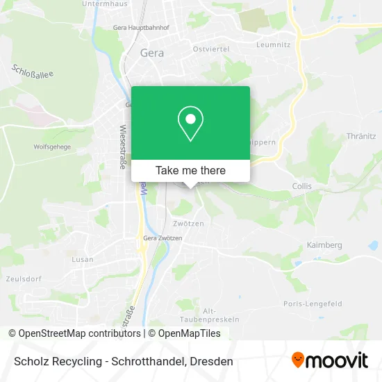 Карта Scholz Recycling - Schrotthandel