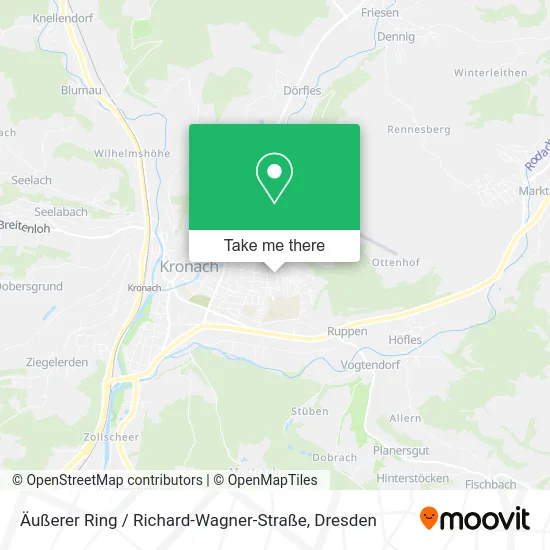 Карта Äußerer Ring / Richard-Wagner-Straße