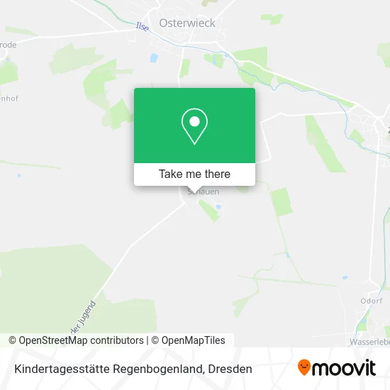 Карта Kindertagesstätte Regenbogenland