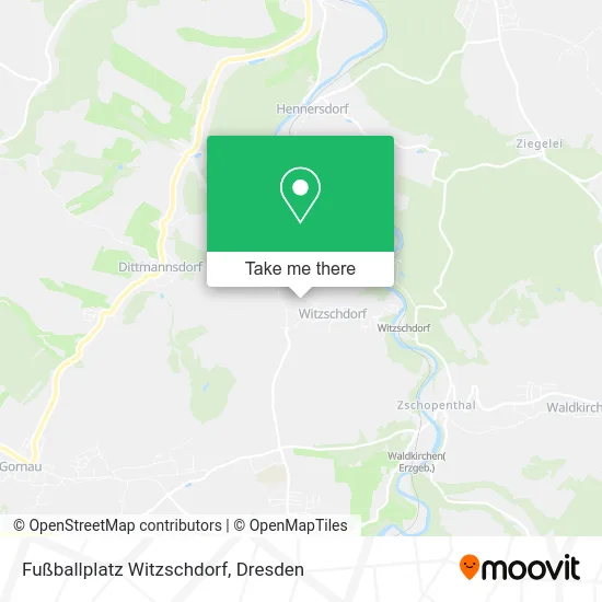 Карта Fußballplatz Witzschdorf