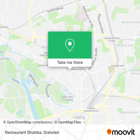 Карта Restaurant Shahba