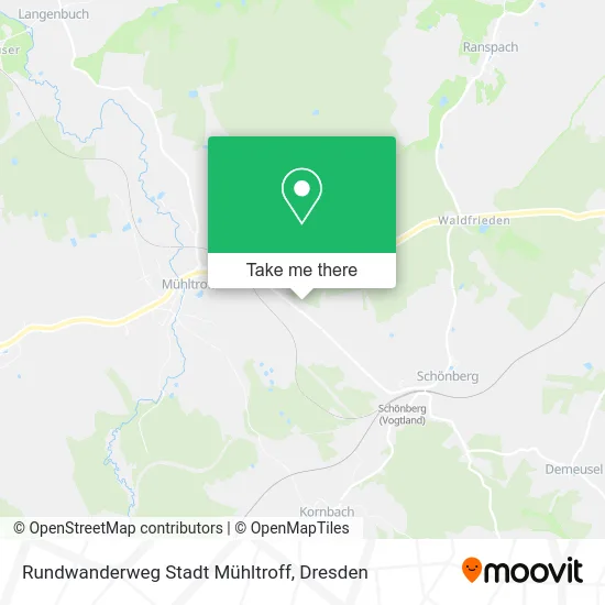 Карта Rundwanderweg Stadt Mühltroff