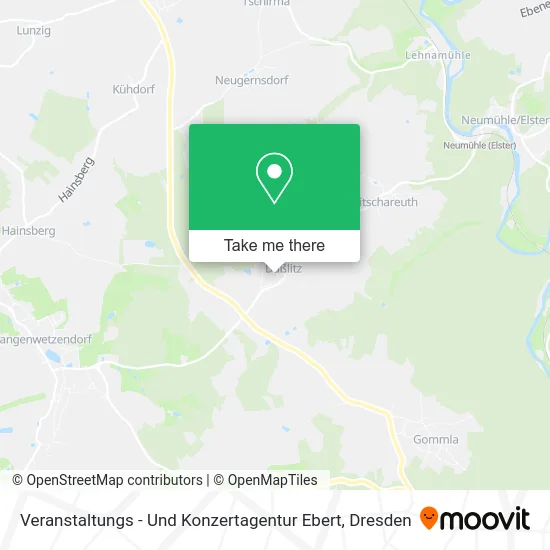 Карта Veranstaltungs - Und Konzertagentur Ebert