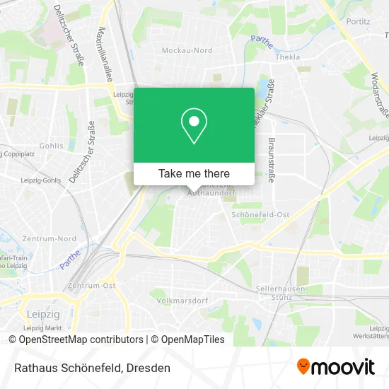 Rathaus Schönefeld map