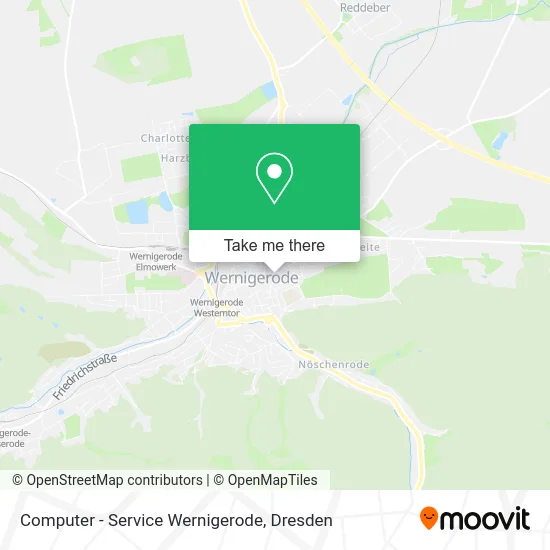 Карта Computer - Service Wernigerode