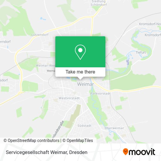 Карта Servicegesellschaft Weimar