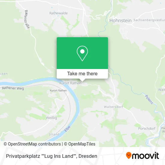 Карта Privatparkplatz ""Lug Ins Land""