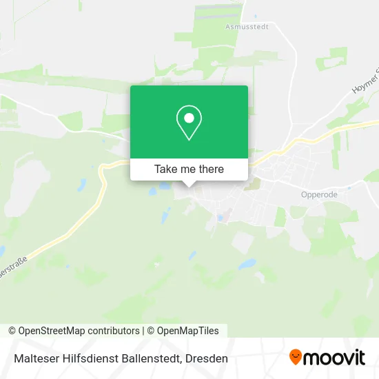 Карта Malteser Hilfsdienst Ballenstedt
