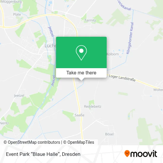 Карта Event Park “Blaue Halle“