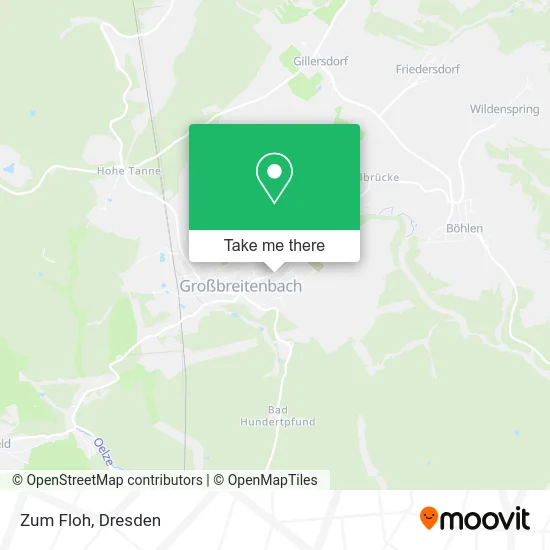 Карта Zum Floh