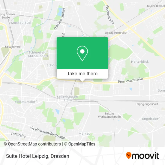 Карта Suite Hotel Leipzig
