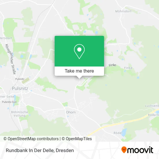 Rundbank In Der Delle map