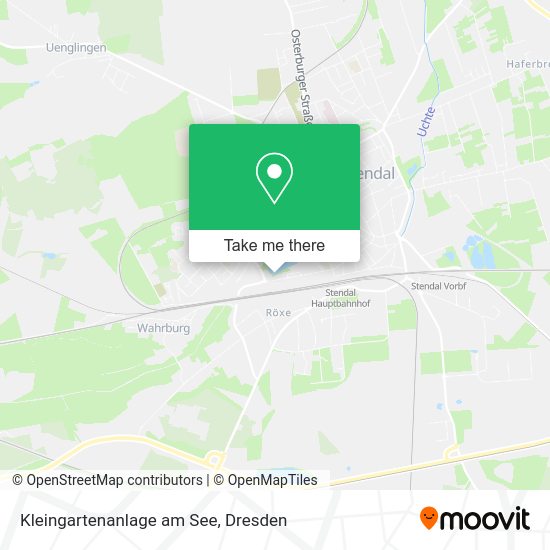 Карта Kleingartenanlage am See