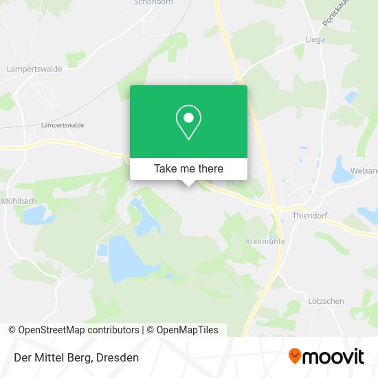 Карта Der Mittel Berg