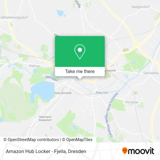 Amazon Hub Locker - Fjella map