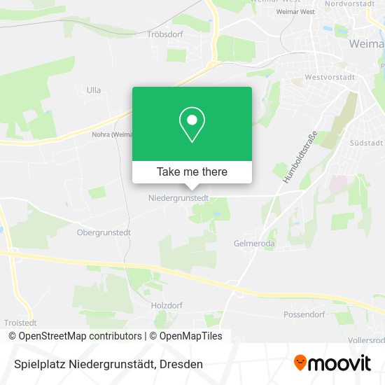 Карта Spielplatz Niedergrunstädt