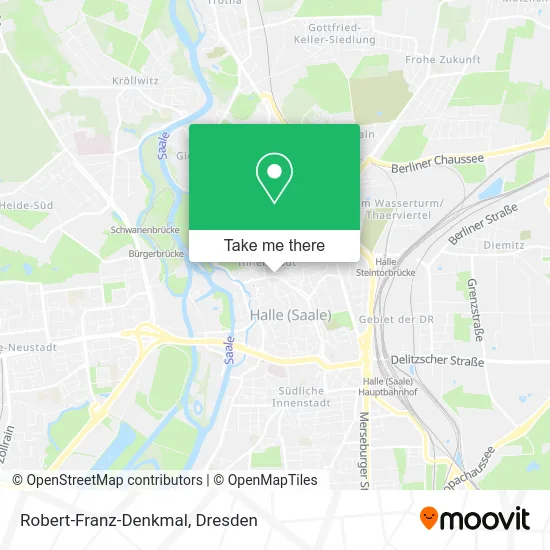 Карта Robert-Franz-Denkmal