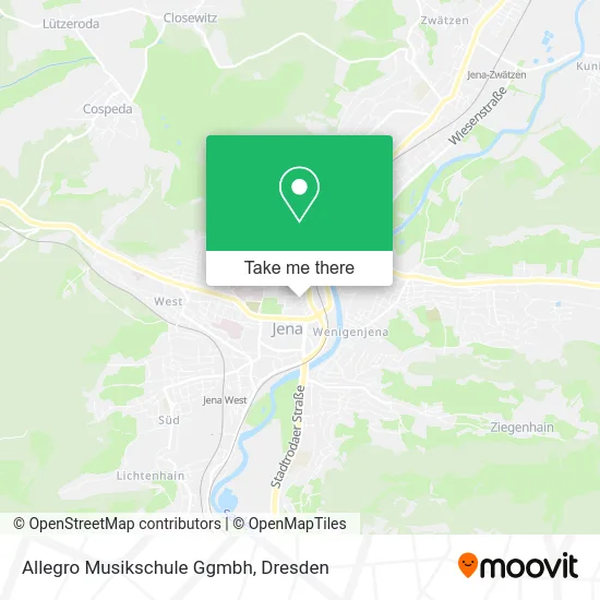 Карта Allegro Musikschule Ggmbh