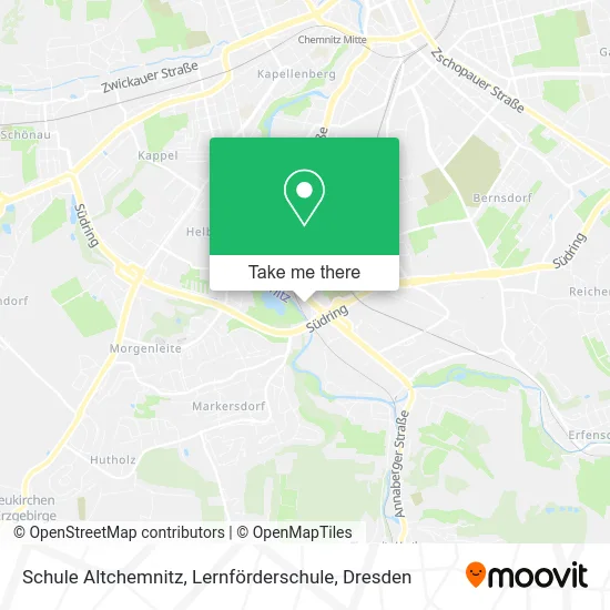 Карта Schule Altchemnitz, Lernförderschule