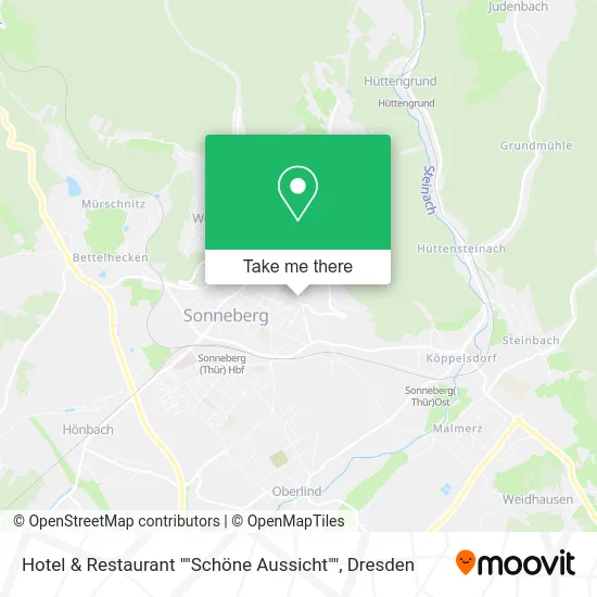 Карта Hotel & Restaurant ""Schöne Aussicht""