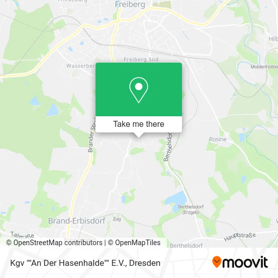 Карта Kgv ""An Der Hasenhalde"" E.V.