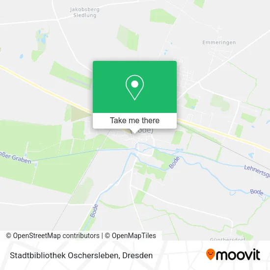 Карта Stadtbibliothek Oschersleben