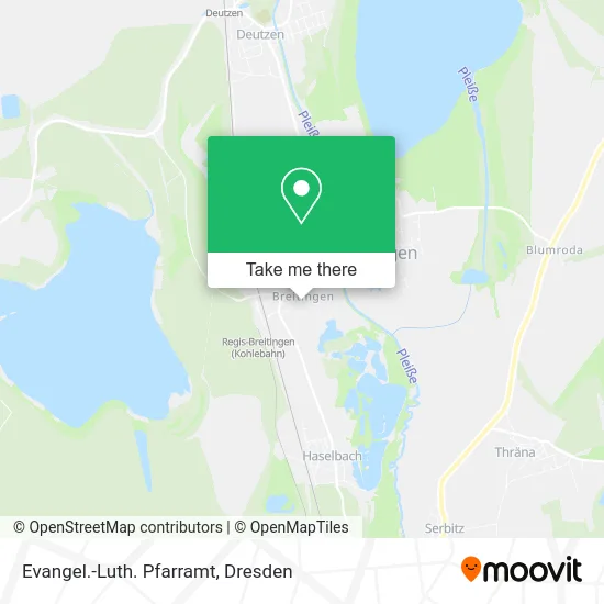 Карта Evangel.-Luth. Pfarramt