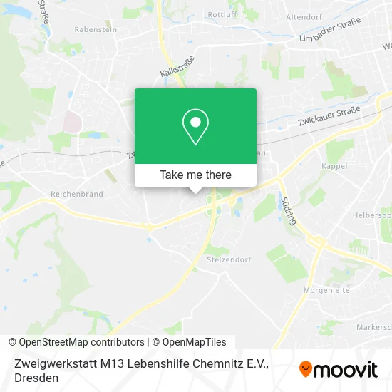 Карта Zweigwerkstatt M13 Lebenshilfe Chemnitz E.V.