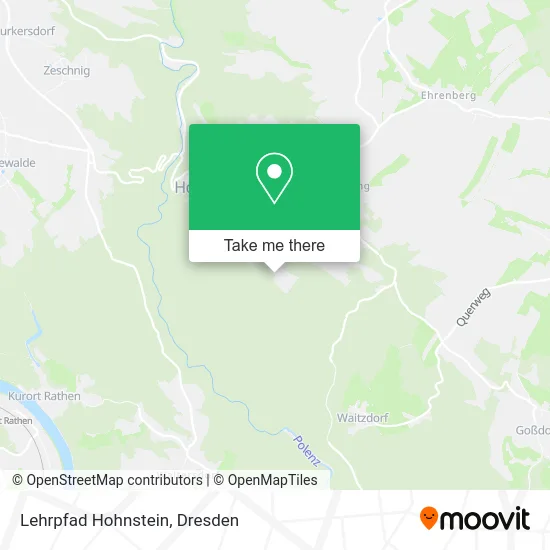 Карта Lehrpfad Hohnstein