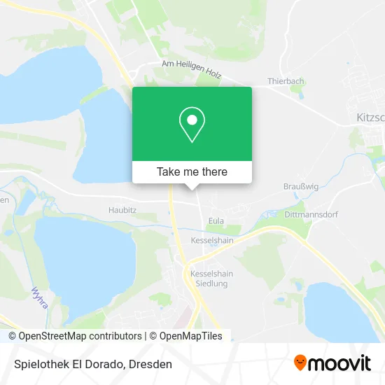 Карта Spielothek El Dorado