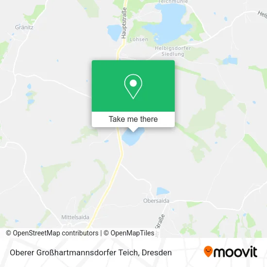 Карта Oberer Großhartmannsdorfer Teich