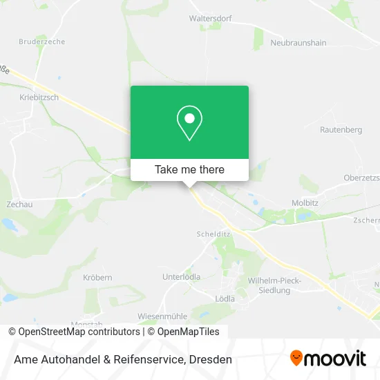 Карта Ame Autohandel & Reifenservice