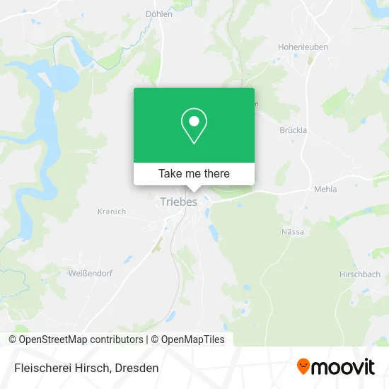 Карта Fleischerei Hirsch